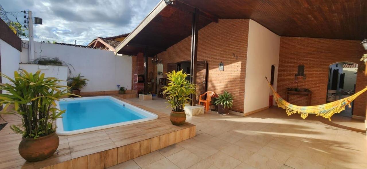 Linda Casa Com Piscina - Praia Do Pernambuco - Guarujá Exterior foto